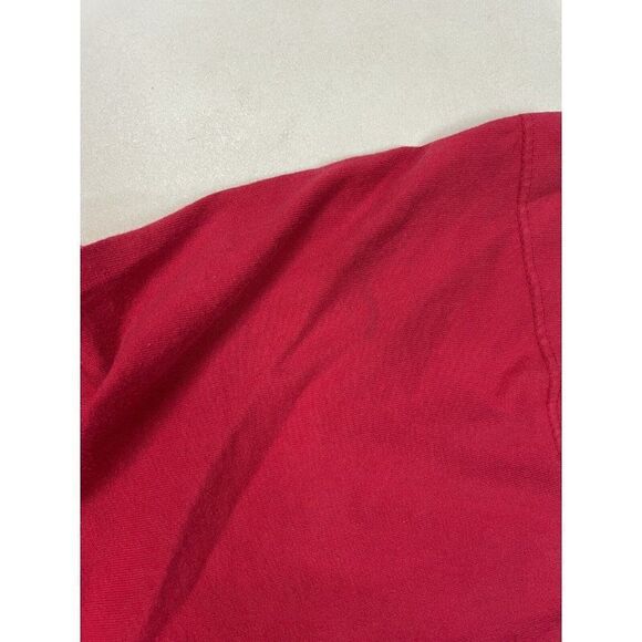 VINTAGE Tommy Hilfiger Crest Logo T-shirt Men XL Red Short Sleeve USA 90s - Picture 4 of 7